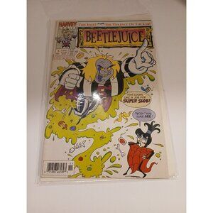 Beetlejuice #3 (Harvey 1992) RARE In Plastic Sleeve